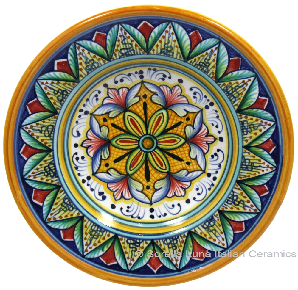 Italian Hand Painted Ceramic Majolica Plate | 15cm