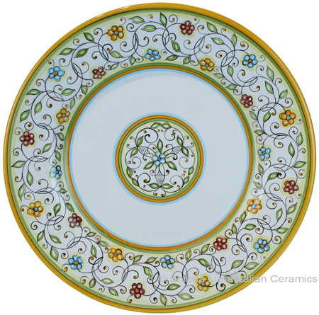 Deruta Italian Salad Plate - Floreale