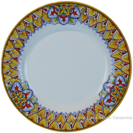Deruta Italian Dinner Plate - Summer