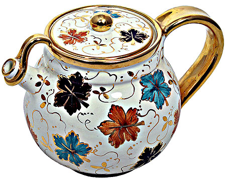 Deruta Italian Ceramic Teapot