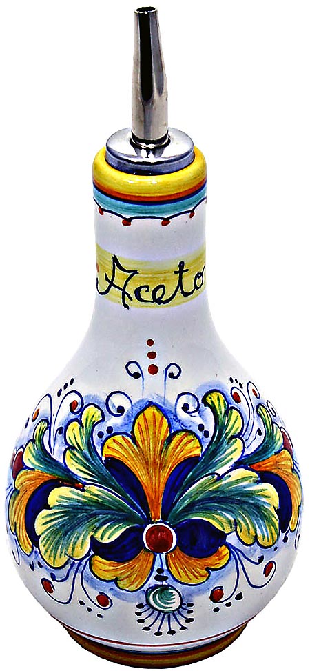 Ceramic Majolica Vinegar Dispenser Ramina 90 16cm