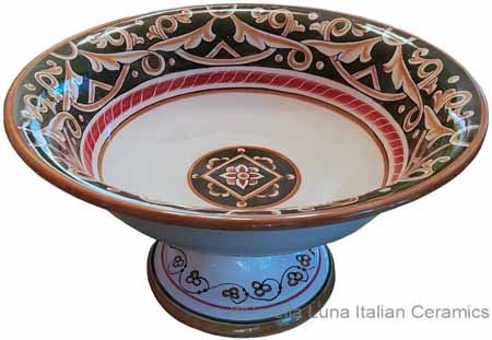 Italian Pedestal Fruit Bowl - Barocco