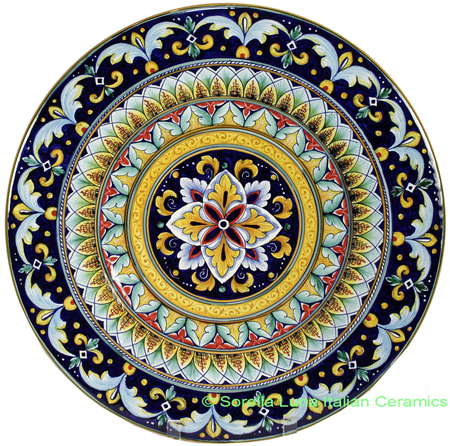 Ceramic Majolica Plate 42cm  