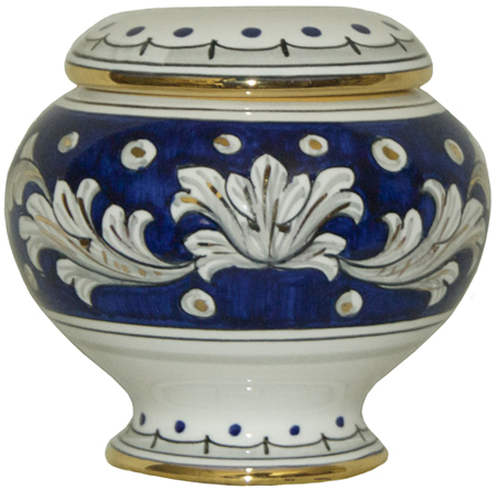 Urn - Blue and Gold Petit