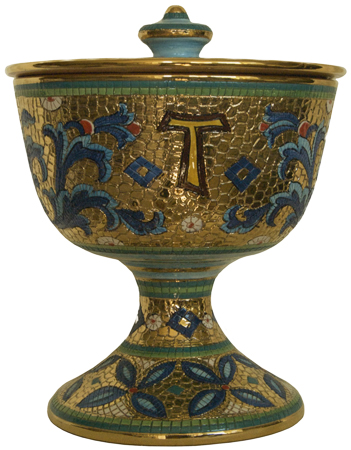 Urn - Pisside Byzantine Oro Gold Cross