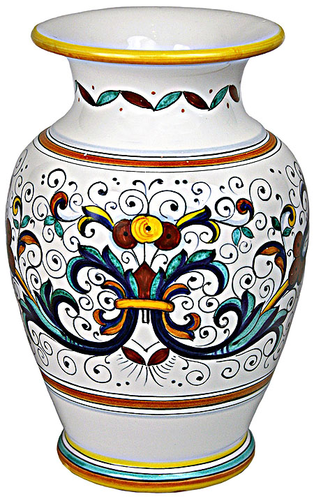 Deruta Italian Ceramic Vase - Ricco Deruta