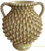 Tuscan Handmade Handled Vase - Honey with Pine