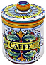 Ceramic Majolica Coffee Jar 90 Ramina 13cm