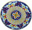 Ceramic Majolica Plate Deruta Ricco G04 Yellow 739 25cm
