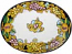 Deruta Italian Ceramic Oval Platter