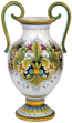 Italian Ceramic Table Vase - Acanthus