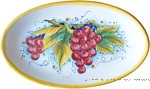 Oval Plate - Uva Rossa 1070 24cm