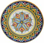 Deruta Italian Ceramic Cheese Plate