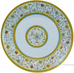 Deruta Italian Charger Plate - Floreale