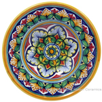 Hanging/Dipping Plate - Green Red Yellow - 12cm