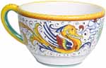 Deruta Italian Ceramic Raffaellesco Coffee cup 