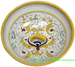Ceramic Peacock Bowl