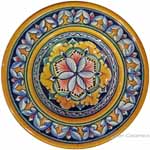 Hanging/Dipping Plate - Blue Flower - 12cm