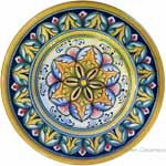Hanging/Dipping Plate - Blue Yellow - 15cm