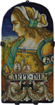 Tile Portrait Female - Carpe Diem (Seize the Day)