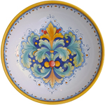 Ceramic Majolica Serving Bowl - Ramina 90 - 30cm