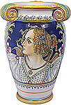 Italian Ceramic Vase - Female Botticelli