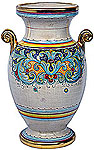 Deruta Italian Ceramic Vase - D.R. Oro