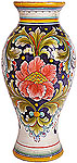 Deruta Italian Ceramic Vase - Rosa